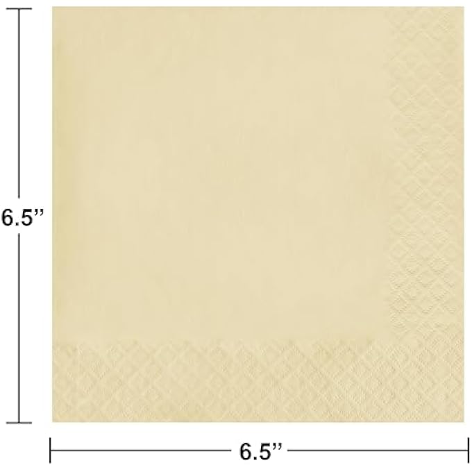 DISPOSABLE LUNCH NAPKINSBEIGE - Image 3